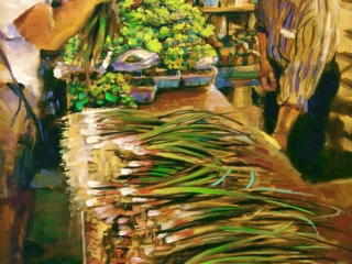 Farmer's Market, Green Onions